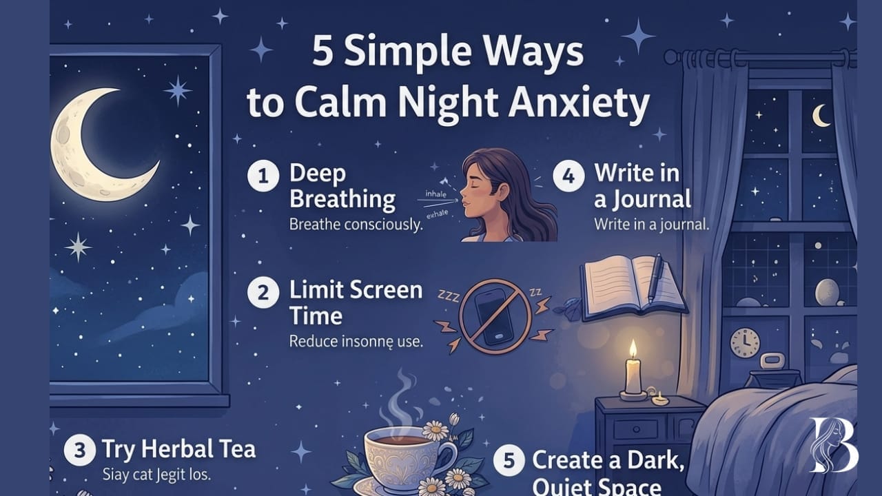 Why Anxiety Gets Worse at Night (5 Natural Ways to Calm Your Mind)