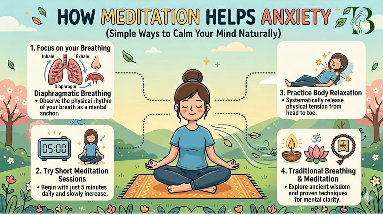 how meditation helps anxiety How Meditation Helps Anxiety (5 Simple Ways to Calm Your Mind Naturally)