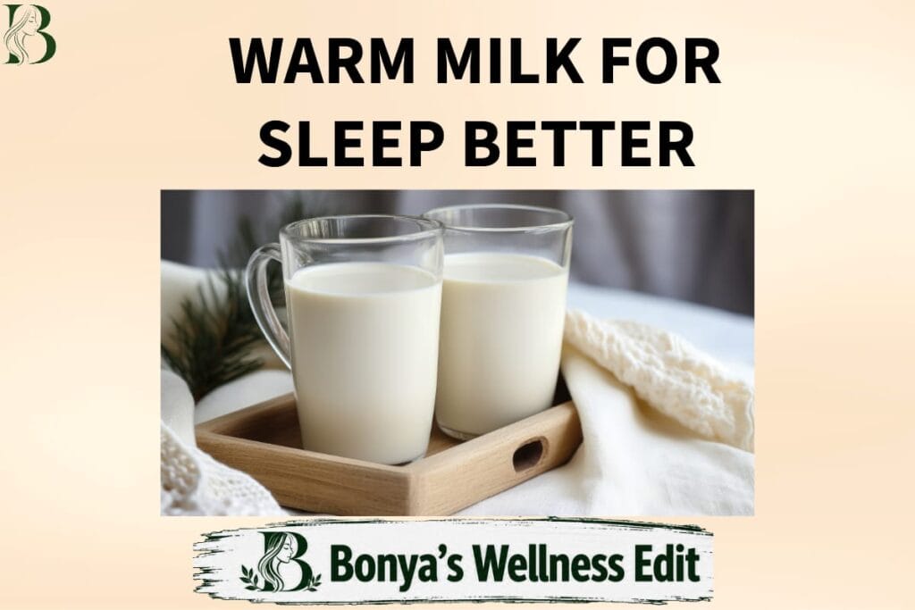 Warm Milk is the most effective food for better sleep.